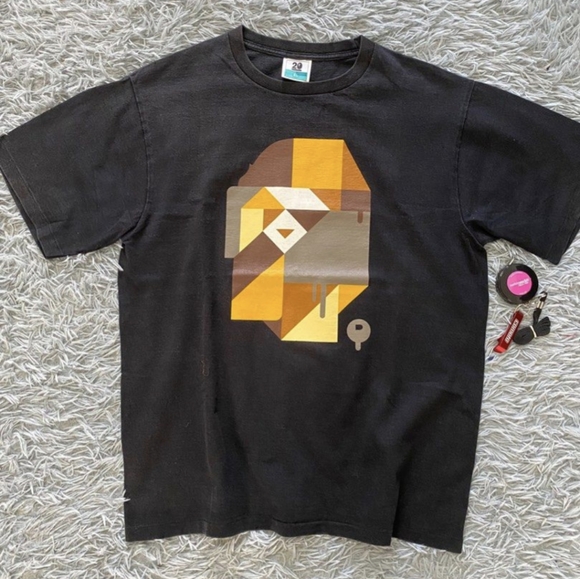 A Bathing Ape BAPE 20th anniversary Hiroshi Ito colab T size L. Beyond Rare - Picture 1 of 5